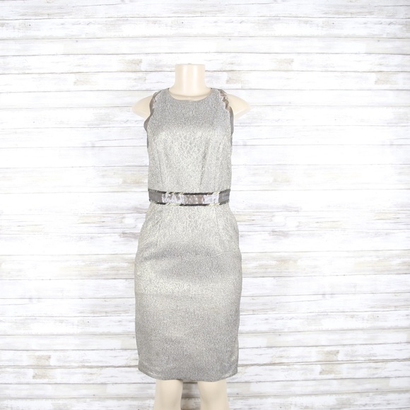 Carmen Marc Valvo 2 Pc Dress sz 4 and Jacket sz 4 - Picture 4 of 6